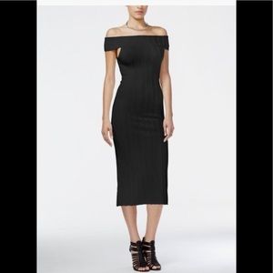 Guess Mirage Off-the-Shoulder Sweater Dress Large
